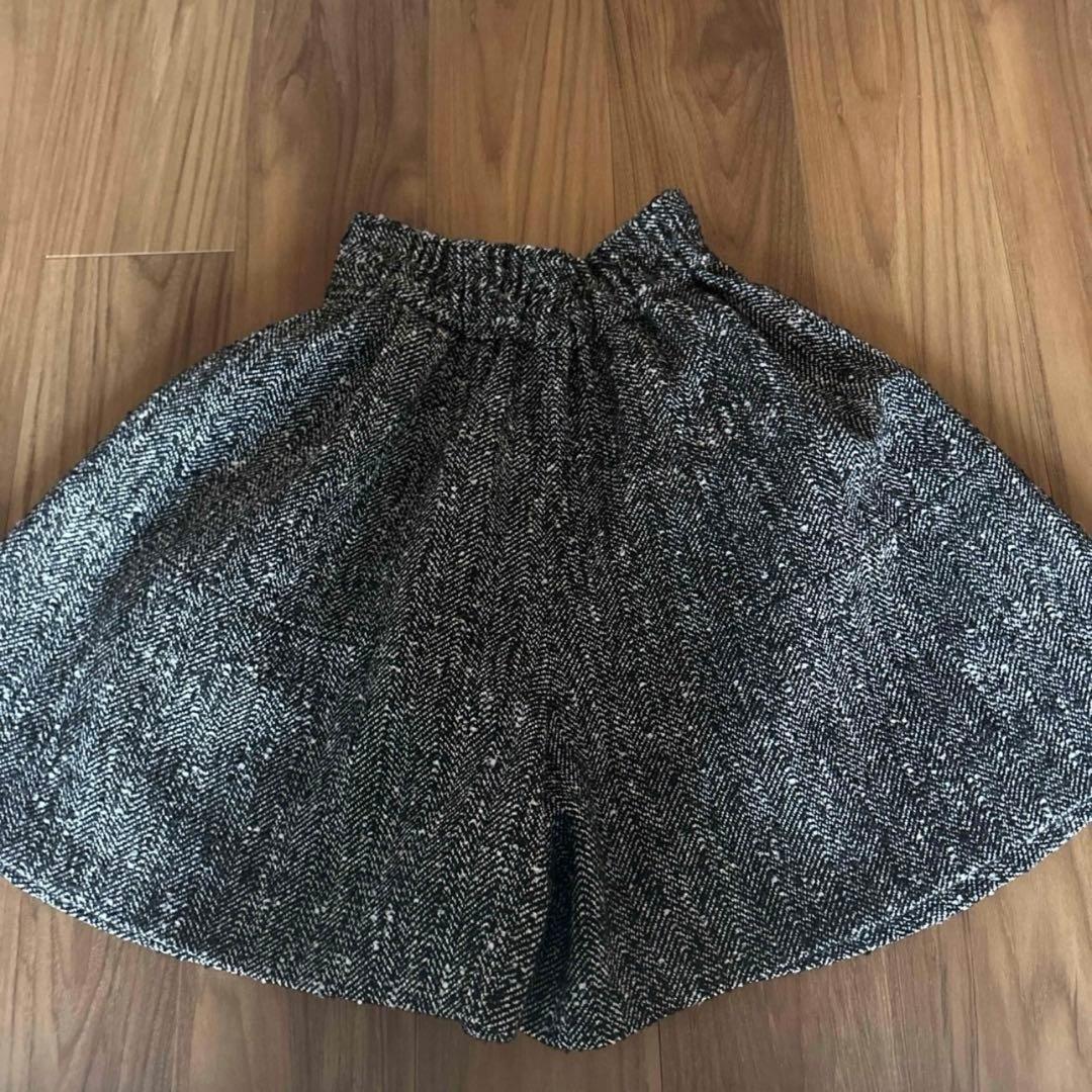 グレー ツイード セブンテン　美品　キュロット