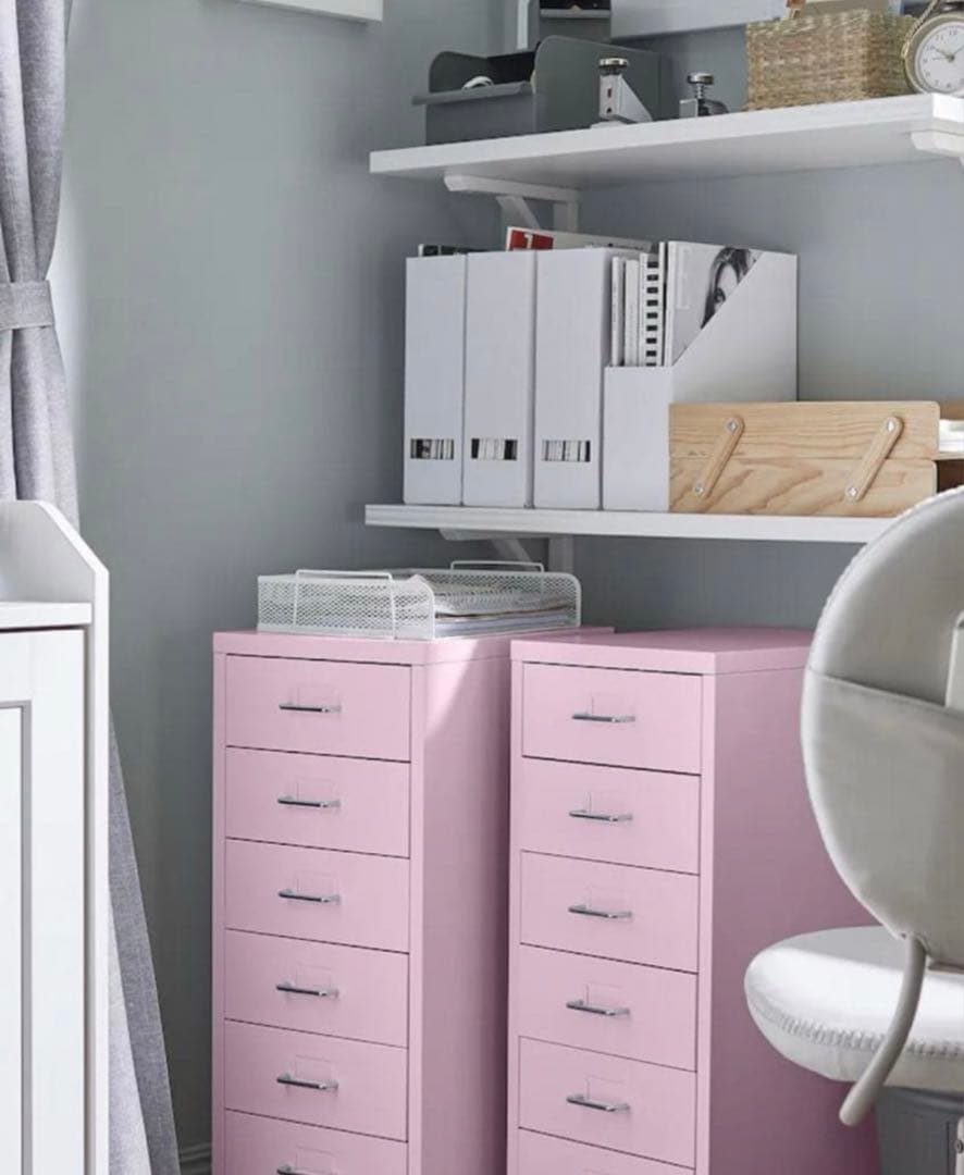 IKEA HELMER ヘルメル 6段チェスト ピンク 廃盤レアカラー イケア