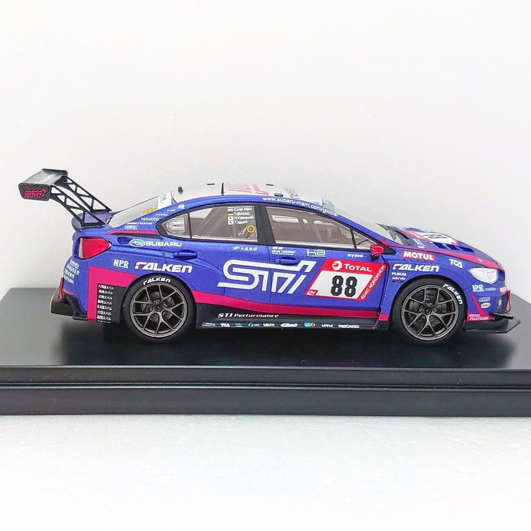 《未使用》EBBRO　スバル　WRX　STI　ニュルブルクリンク　2019　模型