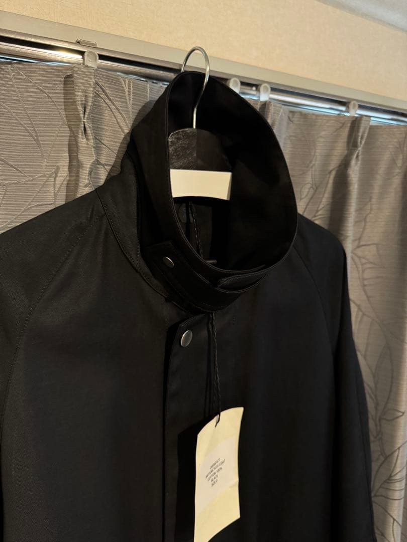 ジャケット・アウター OUAT 006 BLACK MOTORCYCLE COAT