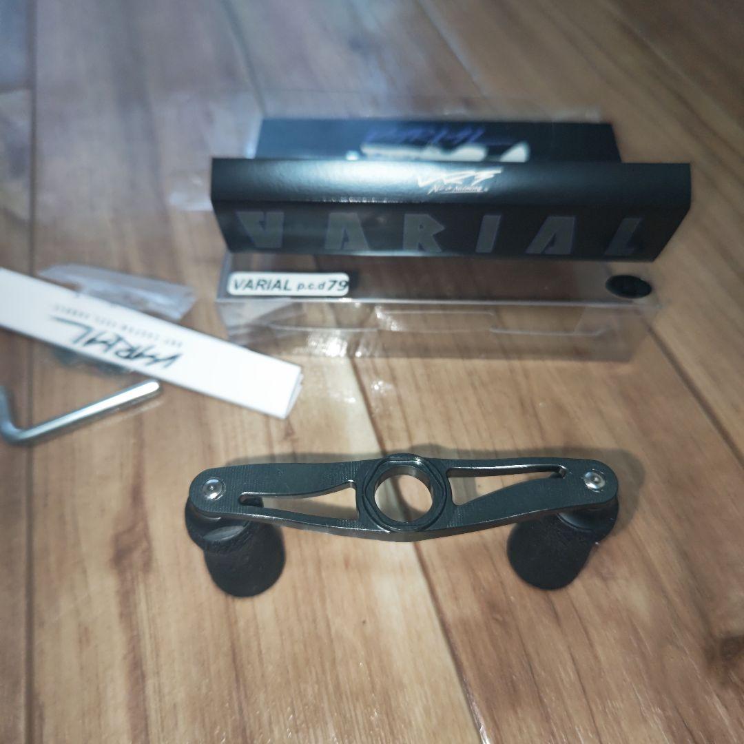 DRT バリアルハンドル79mm ガンメタ　一度装着