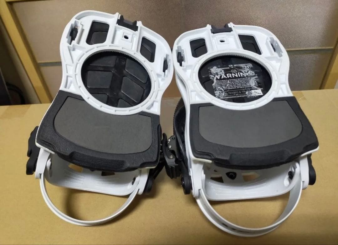 UNION スノーボード ビンディング ホワイトお値下げ