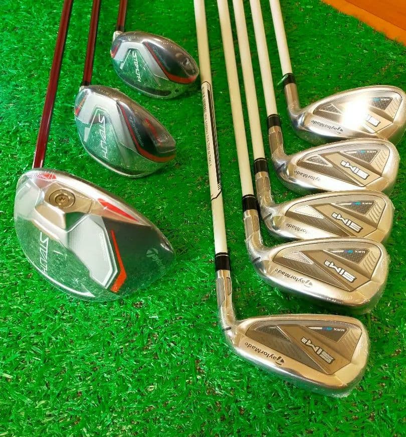 大人気即完売30万相当新品レディース大人気SIM2ステルス全テーラーメイド8本