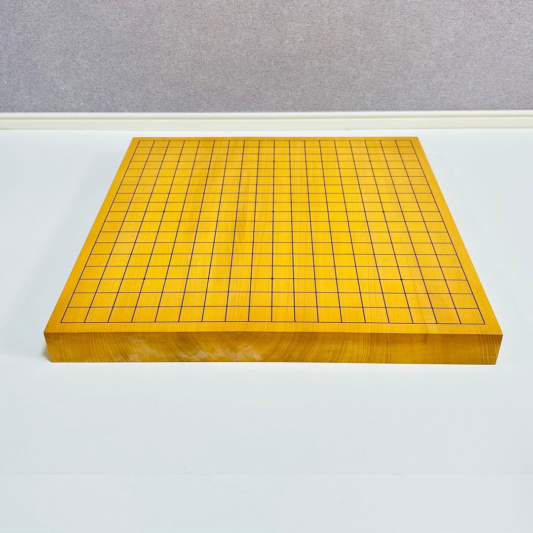 高級天然木:ハギ3枚造り卓上碁盤 【高級天然木:ハギ3枚造り】