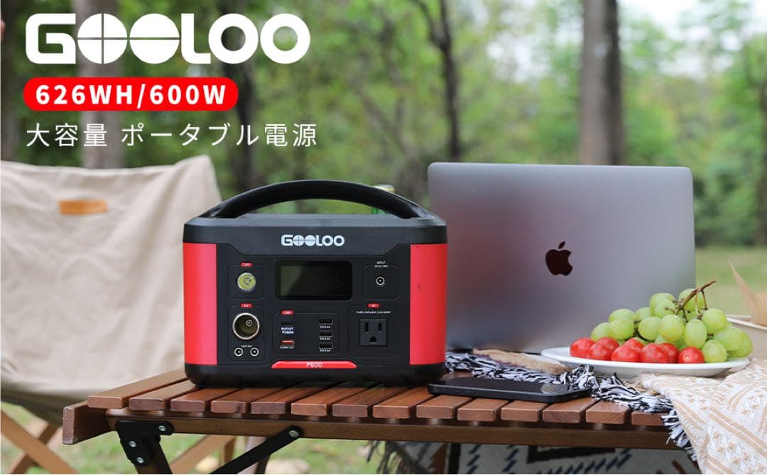 ポータブル電源 大容量 626.4Wh/174000mAh 急速充電