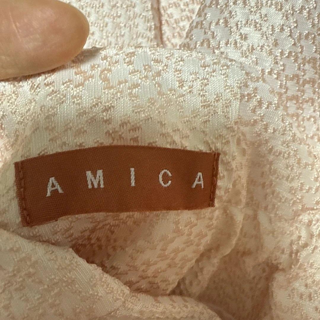 新品未使用　AMICA ピンク フレアスカート