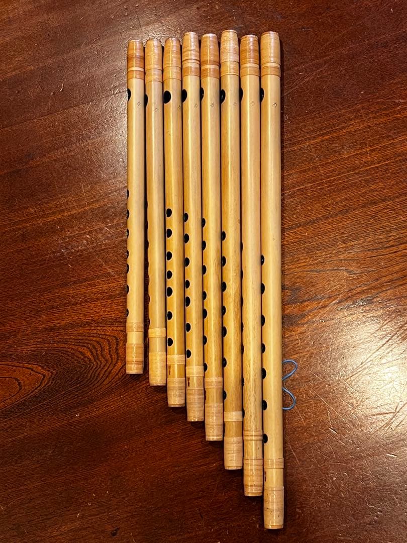 朗童管 篠笛 唄用 8本組 F102515682 新品 通販