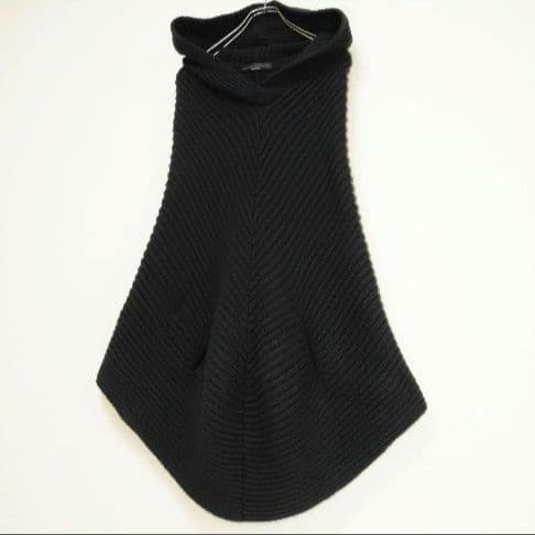 美品 Alexander Wang アレキサンダーワン フーディー ポンチョ 黒