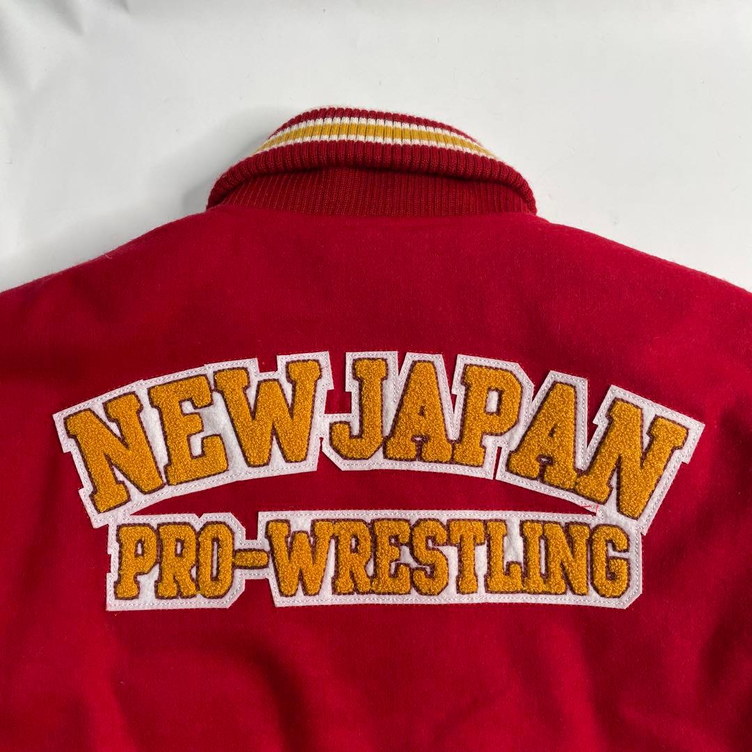 NJPW×SOUL スタジャン 新日本プロレス 別注モデル 袖革 - メルカリ