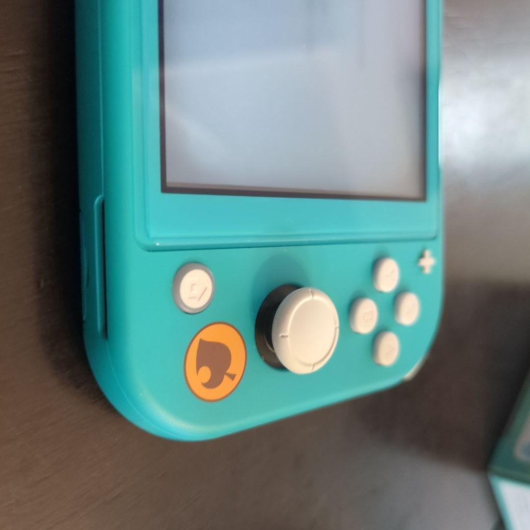 Nintendo Switch Lite どうぶつの森デザイン ターコイズ