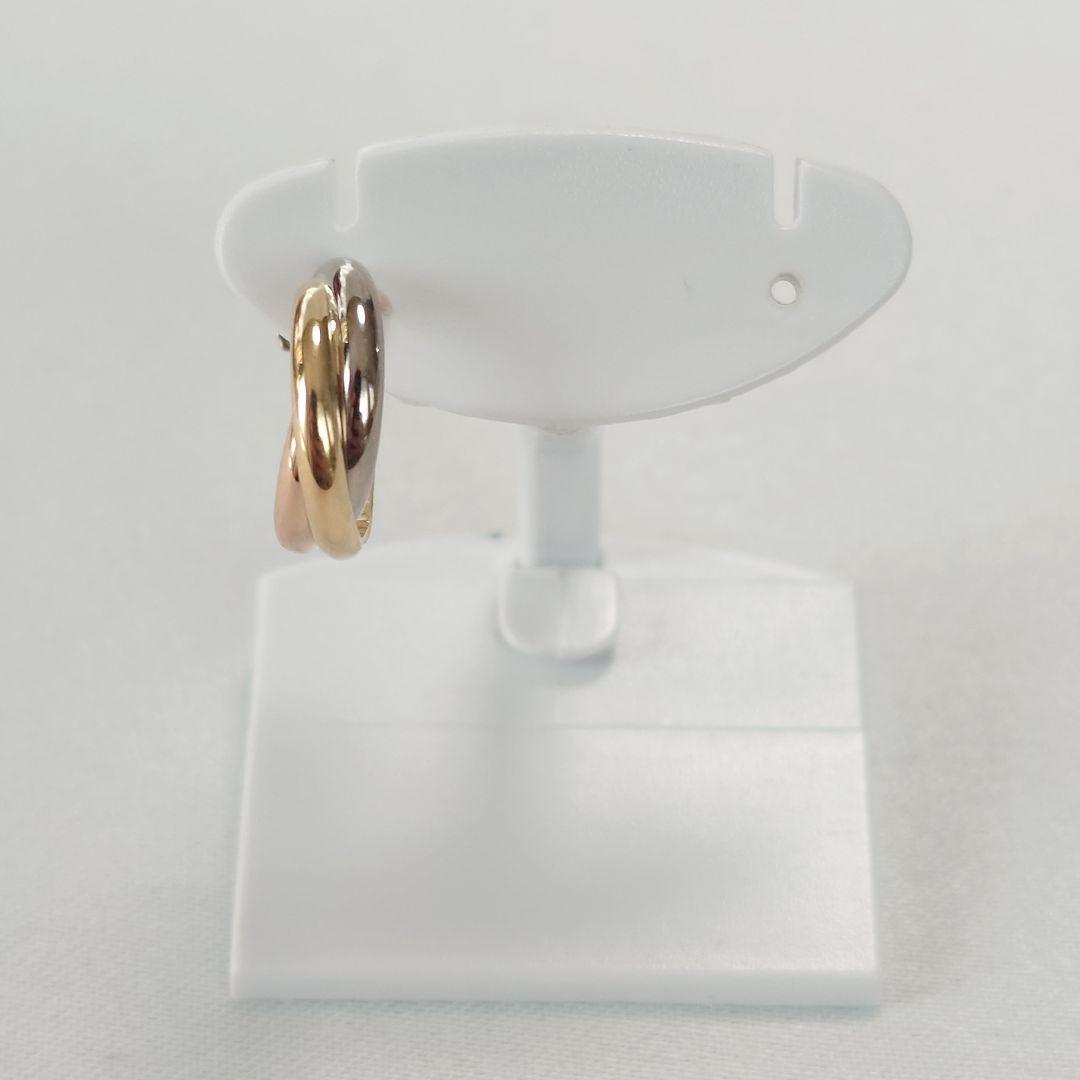 【新品仕上げ済】カルティエ トリニティ フープピアス 片耳用 5866