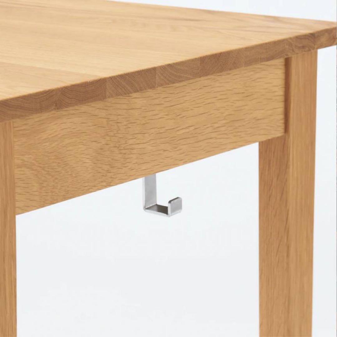 ■送料込■無印 MUJI 無垢材 木製デスク オーク材 事務デスク 学習机