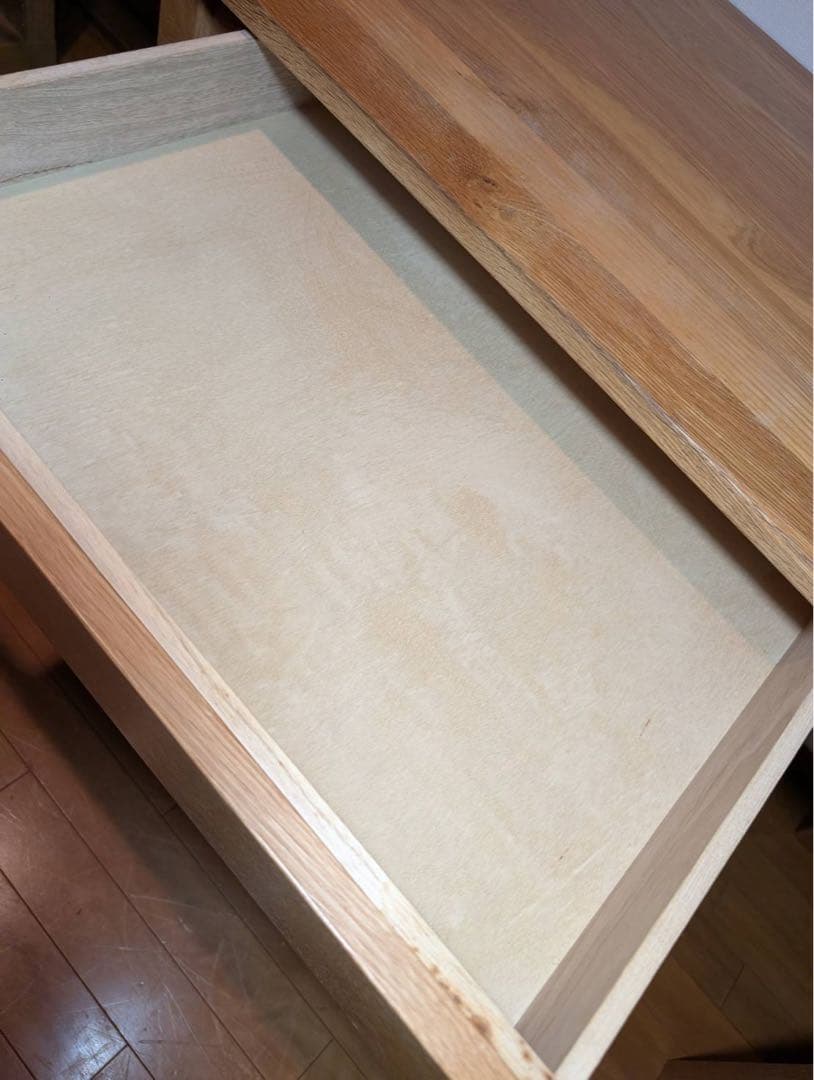 ■送料込■無印 MUJI 無垢材 木製デスク オーク材 事務デスク 学習机