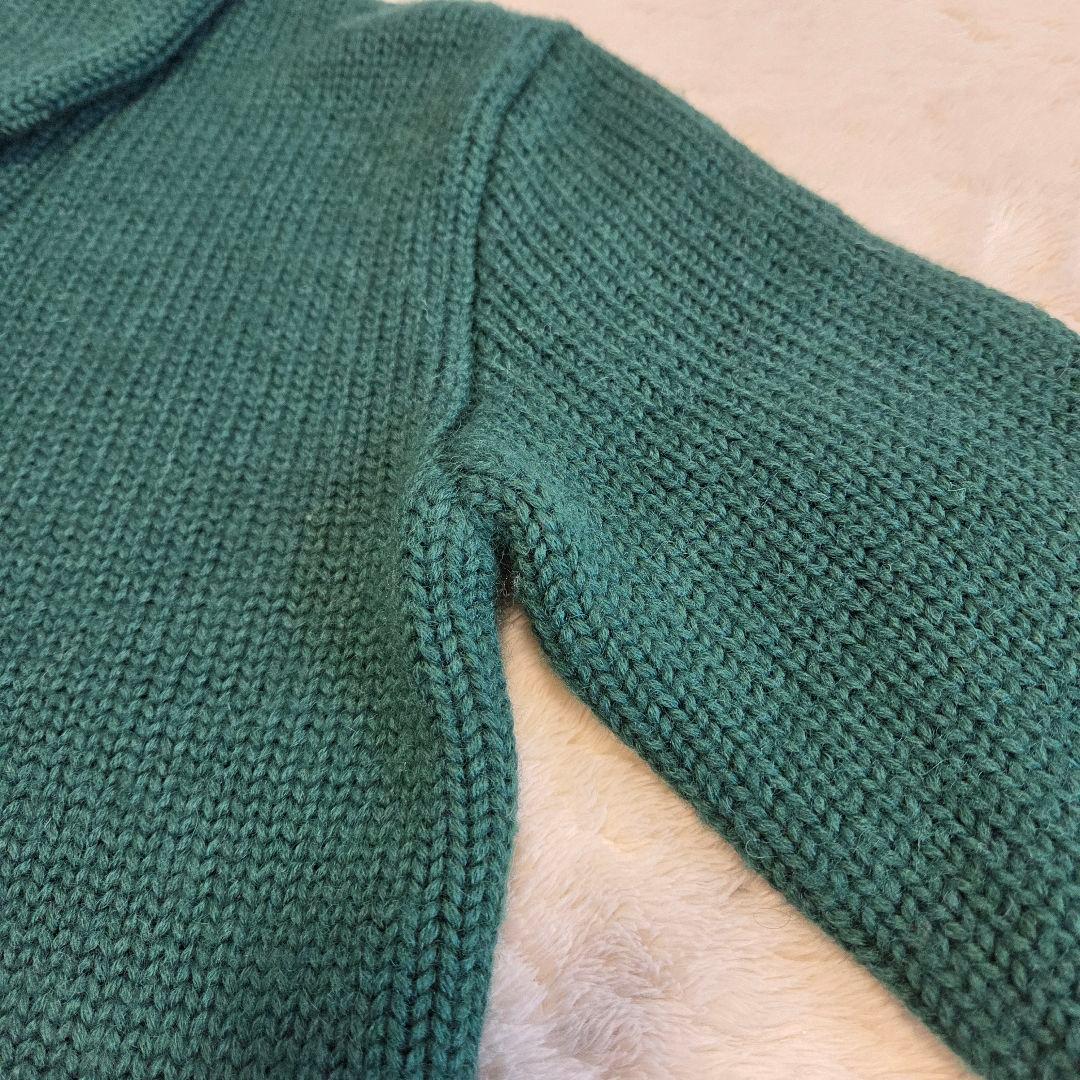 極美品 RRL ショールカーディガン グリーン ラムウール ウール XS