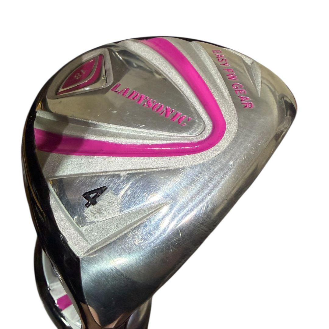 美品】 LADY SONICレディース ゴルフクラブセット キャディバッグ付