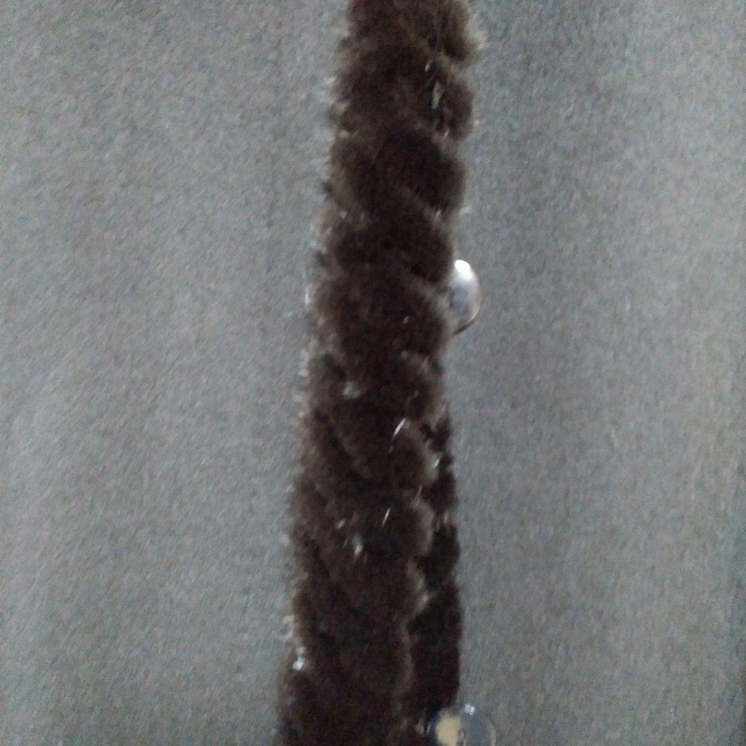 BALMAIN 黒 ロングコート カシミヤ100%フォックスファー襟