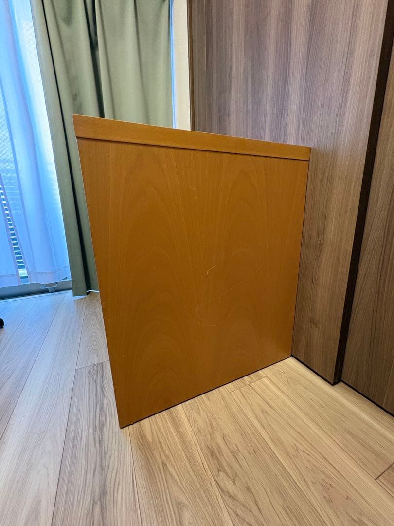 無印良品　天然ブナ材デスク　幅112cm