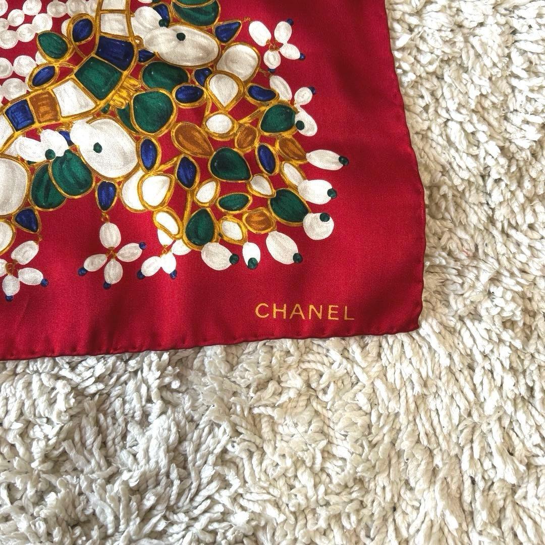 シャネル CHANEL スカーフ 大判 ストール 96×97（cm）S439