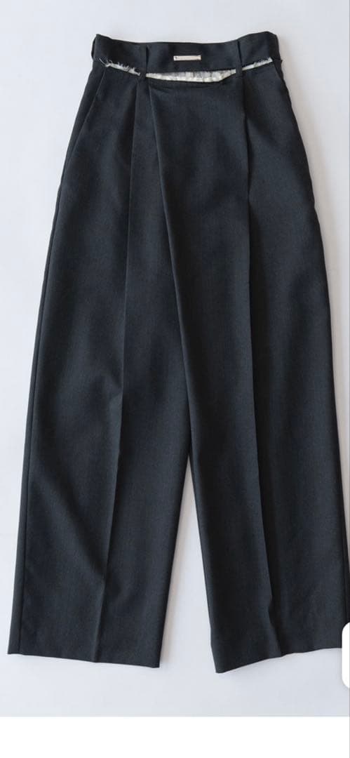 prank projectダークグレー ワイドパンツ ポリエステル混紡