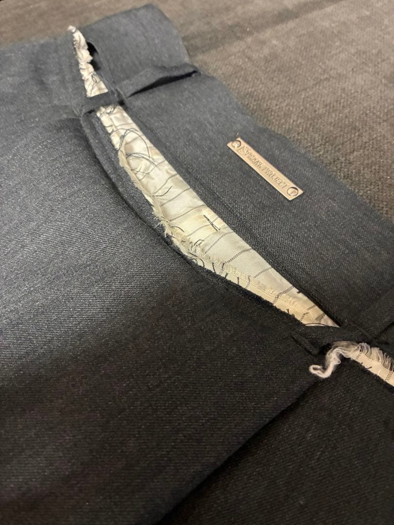 prank projectダークグレー ワイドパンツ ポリエステル混紡