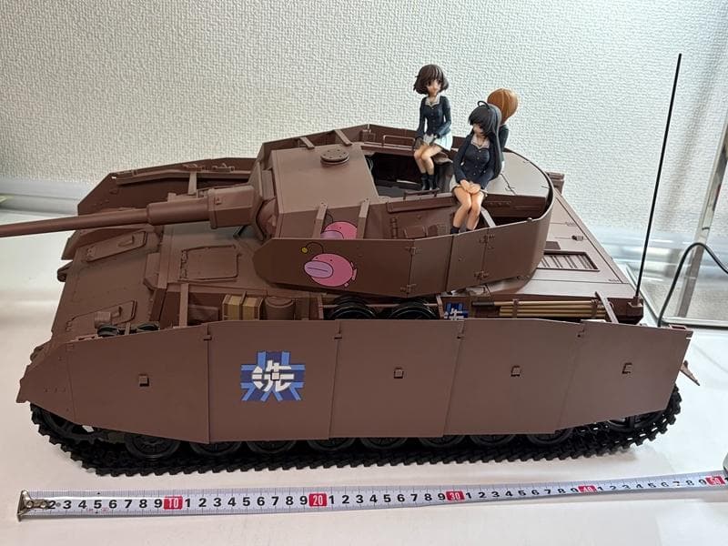 完成品☆アシェット Ⅳ号戦車H型（D型改）をつくる ガールズ