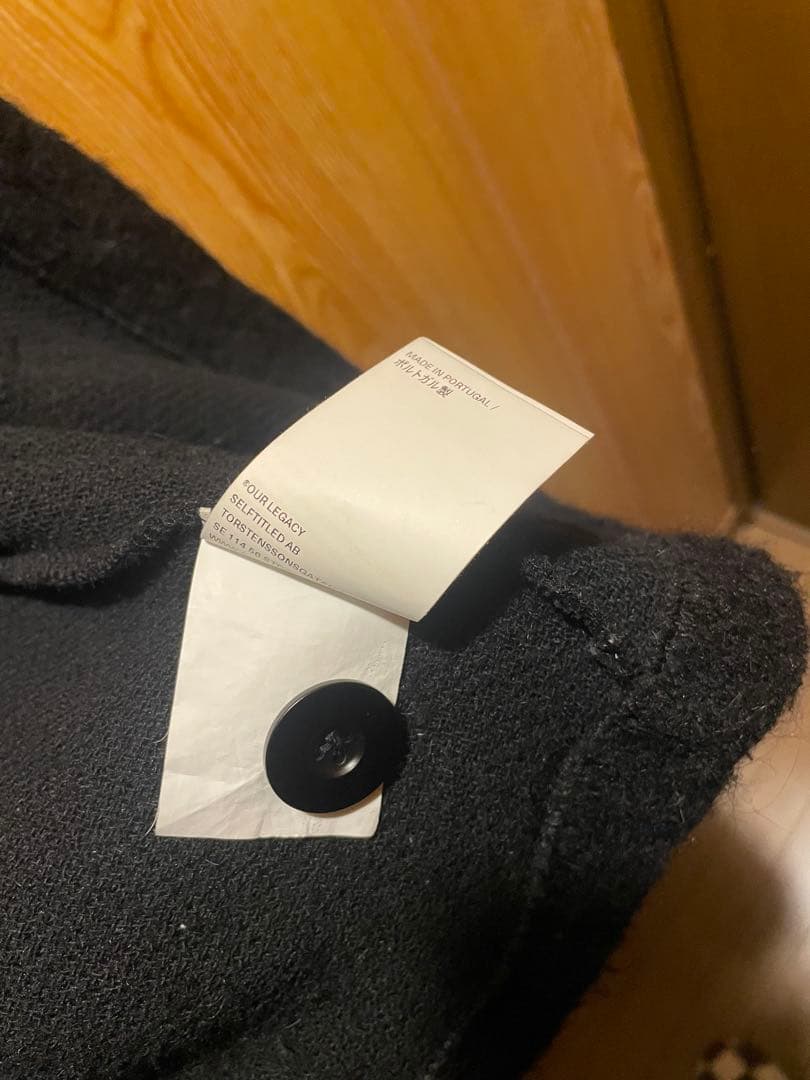 OUR LEGACY ブラック カーディガン 44 21aw