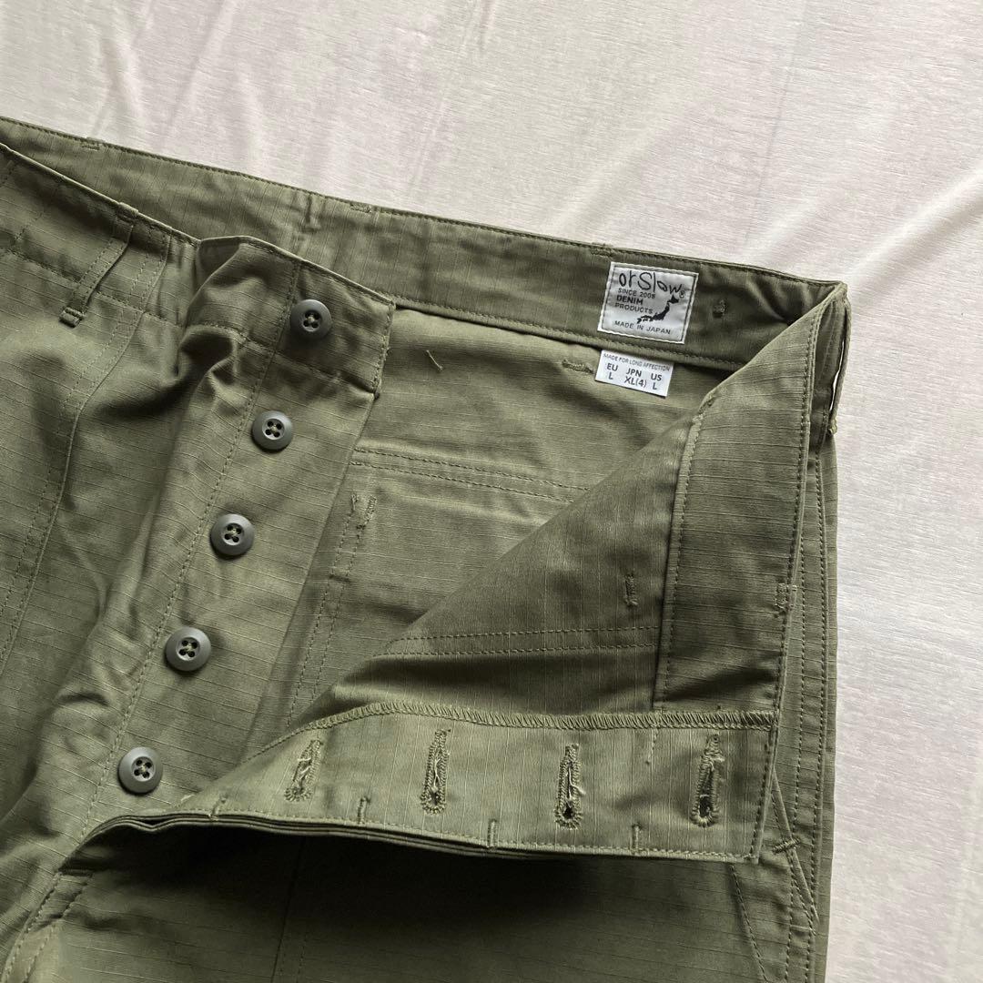 orslow /ファティーグパンツ ベイカーパンツ リップストップ XL