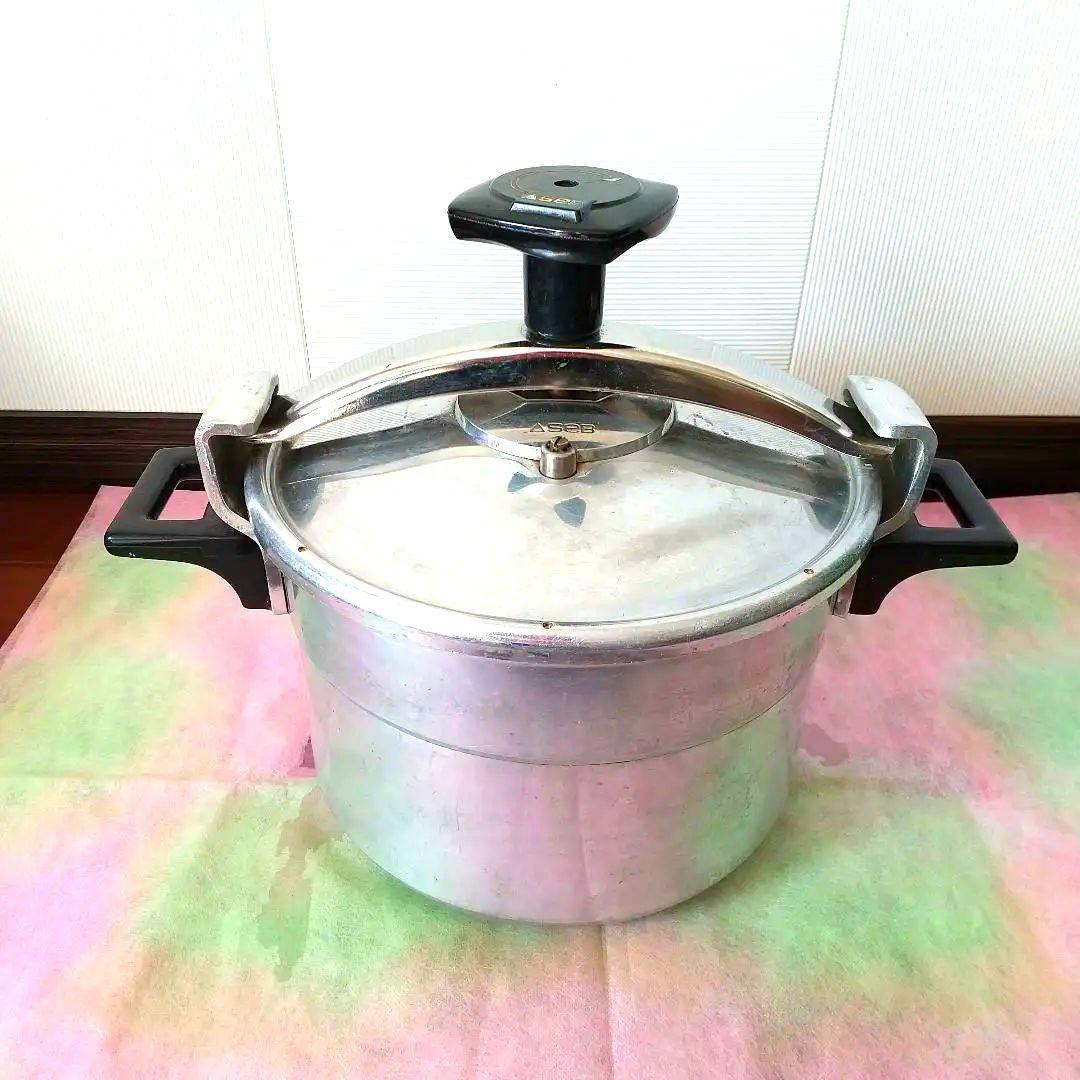 昭和レトロ レトロ セブ SEB 6L圧力鍋 重り有り 希少 レトロ 貴重