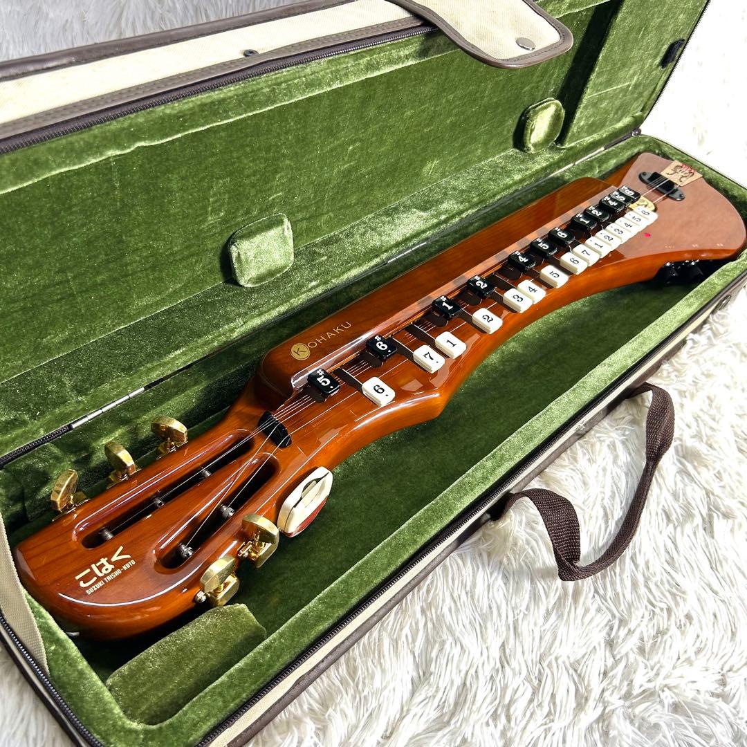 【美品】SUZUKI 電気大正琴 こはく CHK-1 ソプラノ