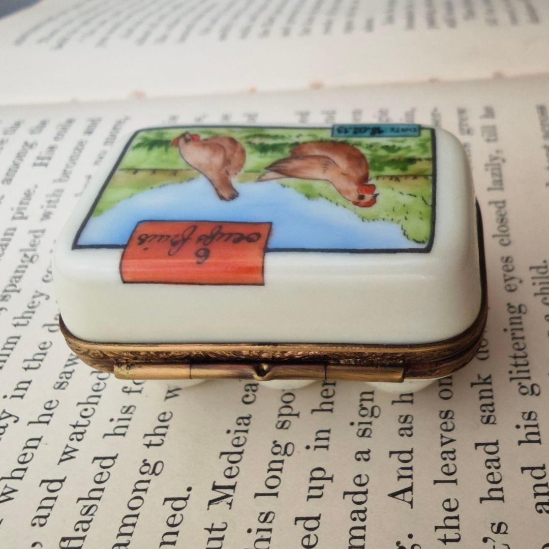 リモージュボックス　たまごボックス　卵　ミニチュア　フランス製