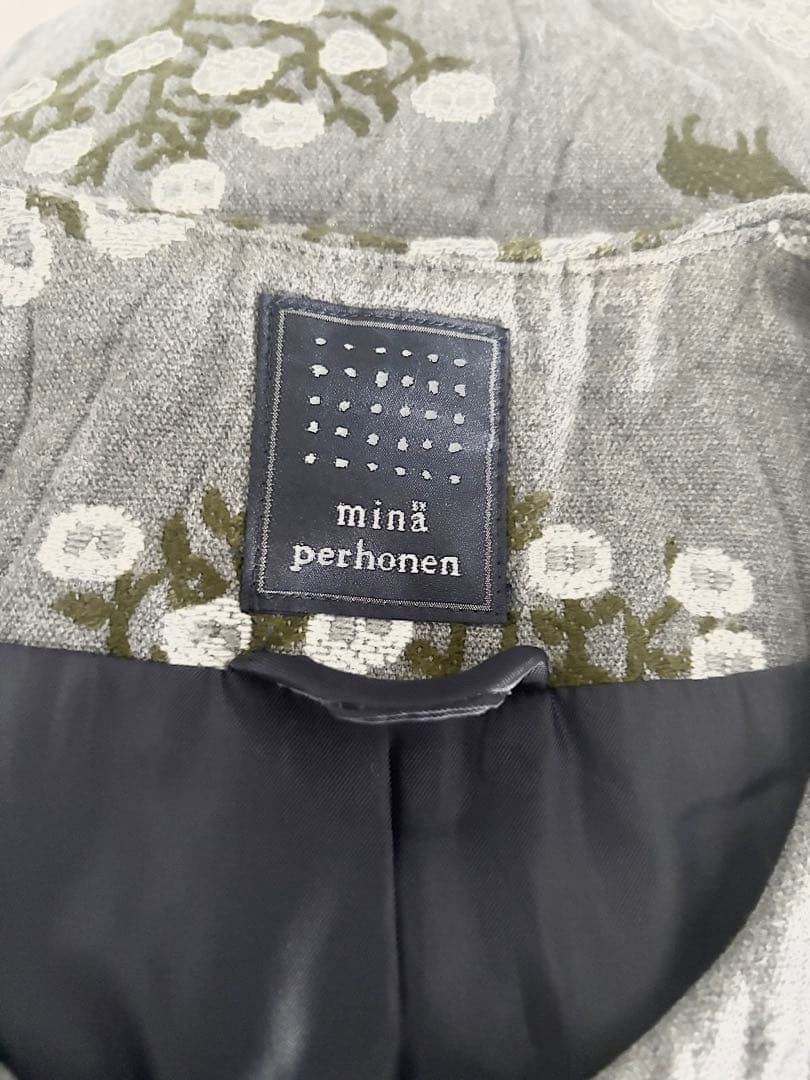 mina perhonen　bloom　刺繍コート 36