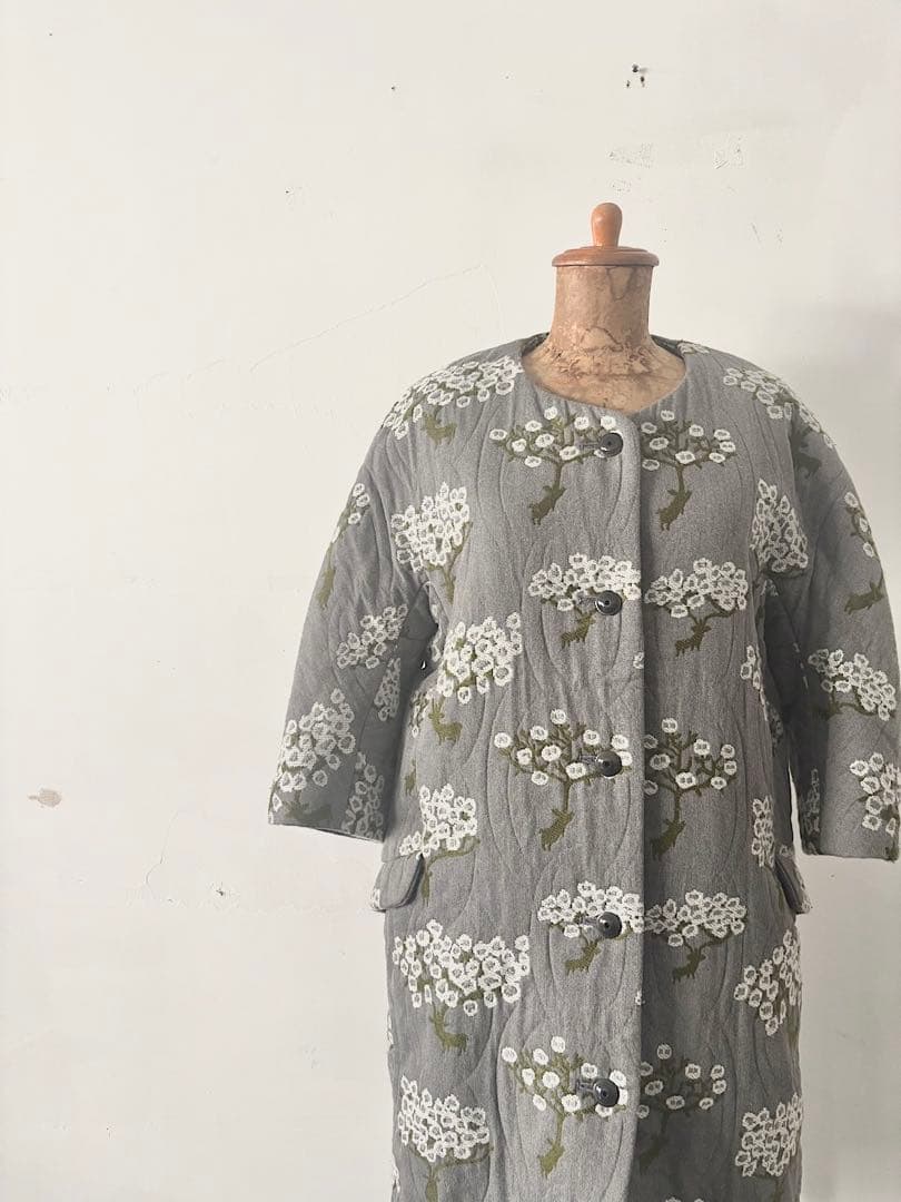 mina perhonen　bloom　刺繍コート 36