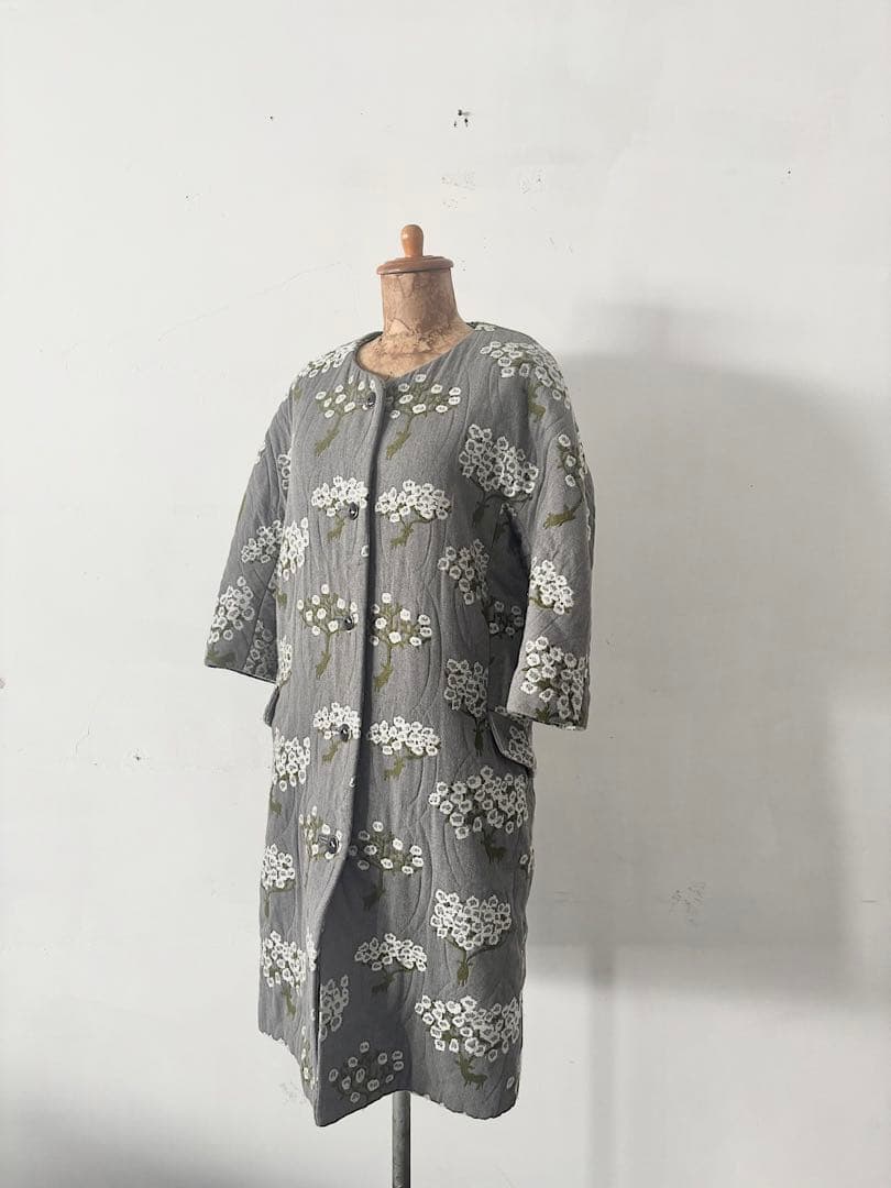 mina perhonen　bloom　刺繍コート 36