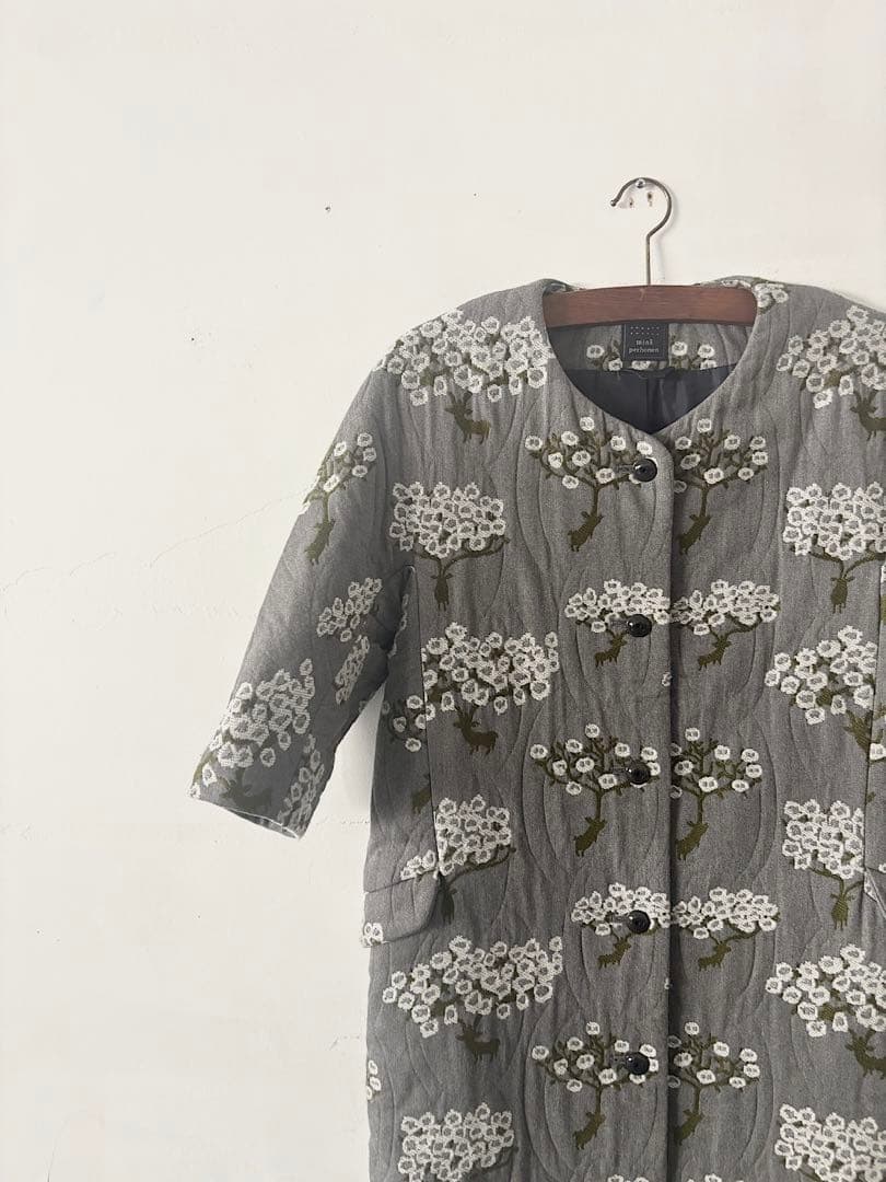mina perhonen　bloom　刺繍コート 36