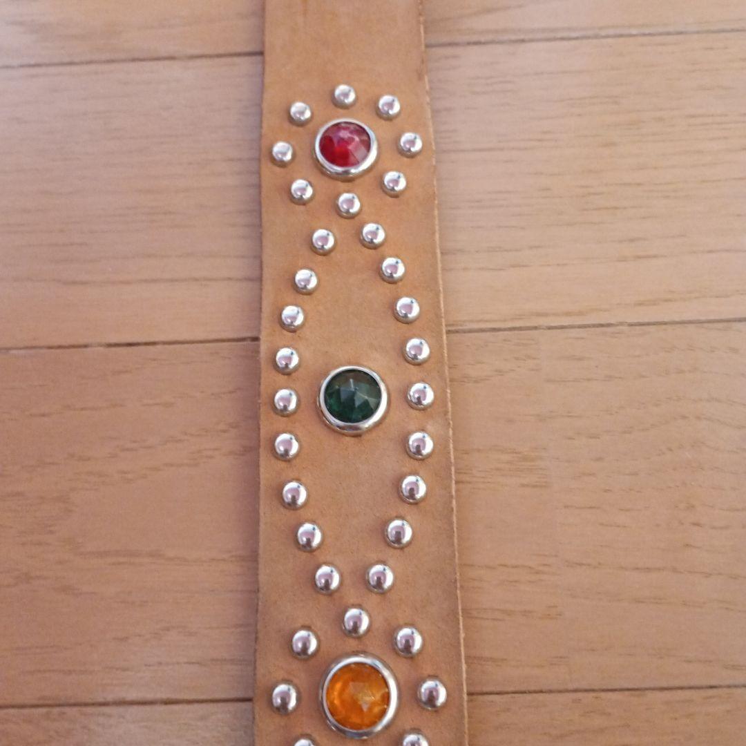 ウルフズヘッド スタッズ レザーベルト