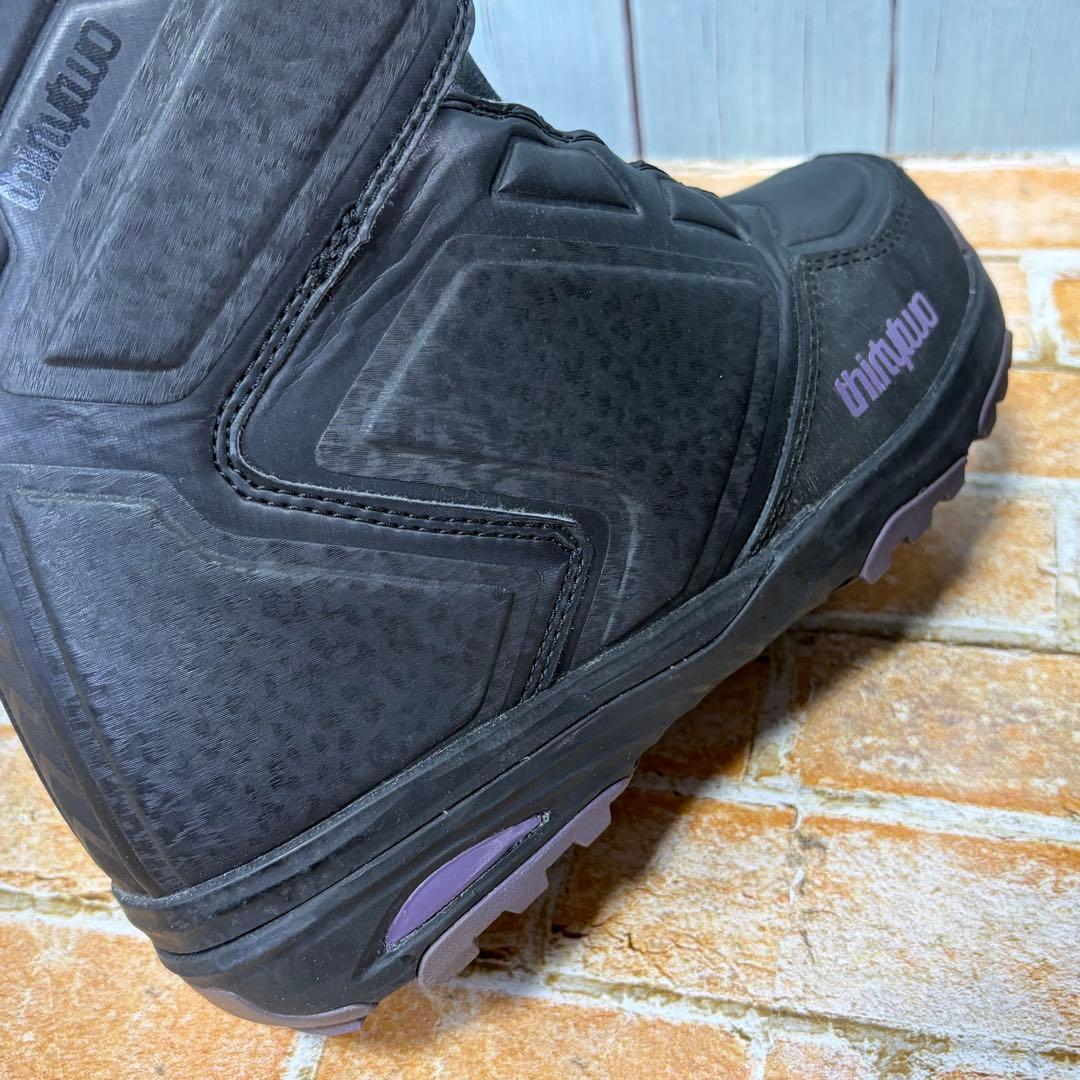 thirty two ダブルボア レディース ブーツ ブラック サーティーツー