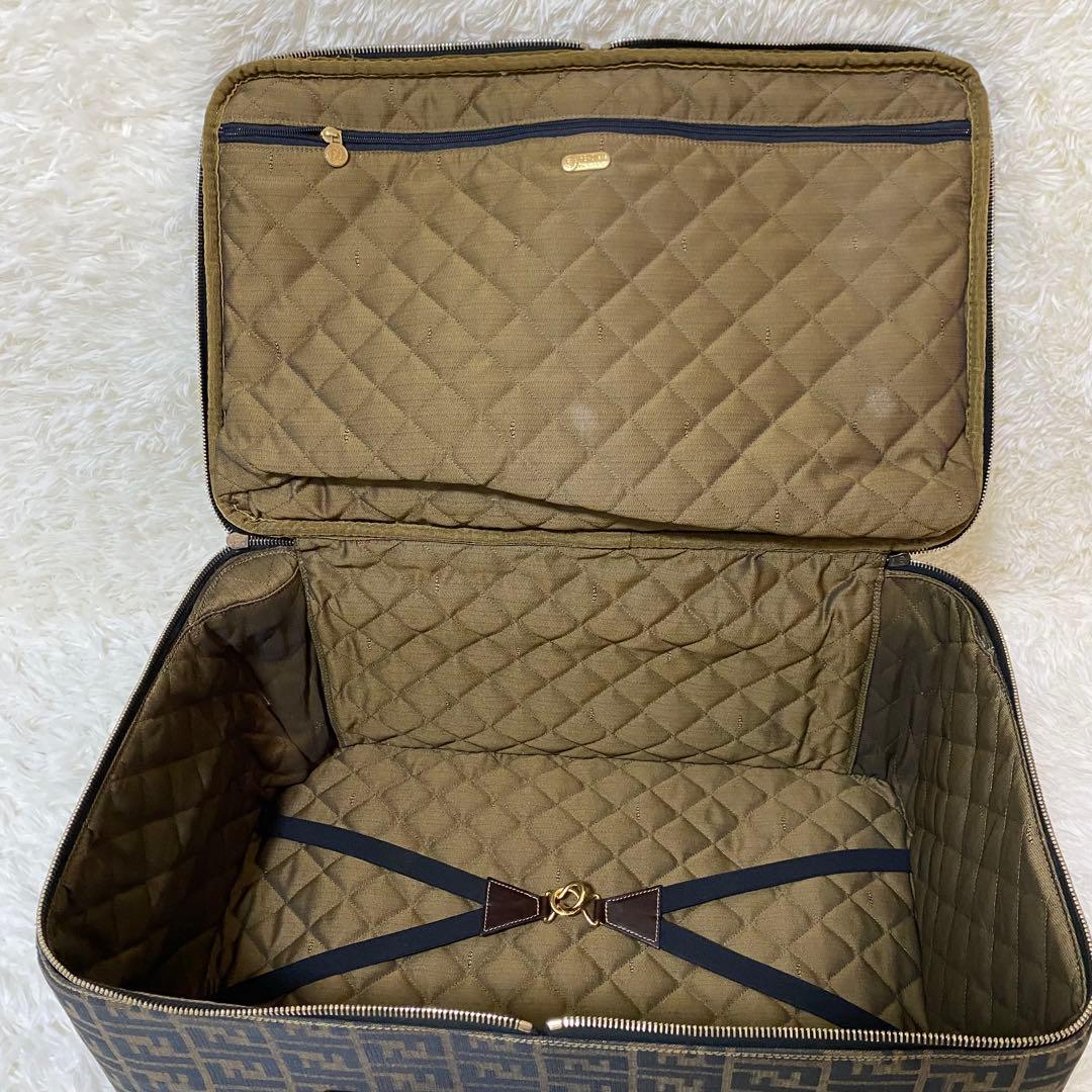 希少✨FENDI ズッカ柄 二輪キャリーバッグ 機内持ち込み スーツケース