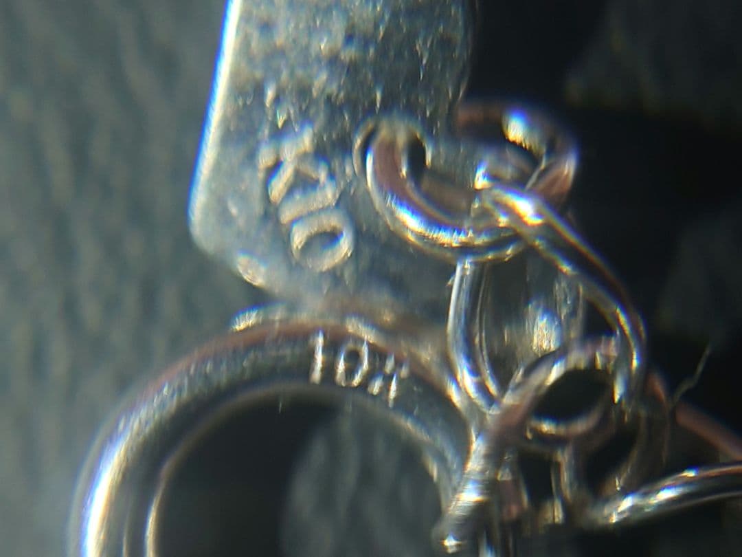 あ様 K10 20〜24cm ブレスレット チェーン 10金 アクアマリン？