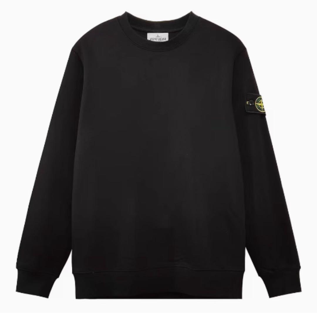 ストーンアイランド　stone  スウェット　ブラック