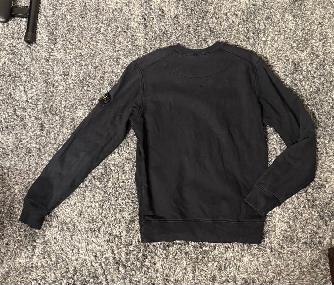 ストーンアイランド　stone  スウェット　ブラック