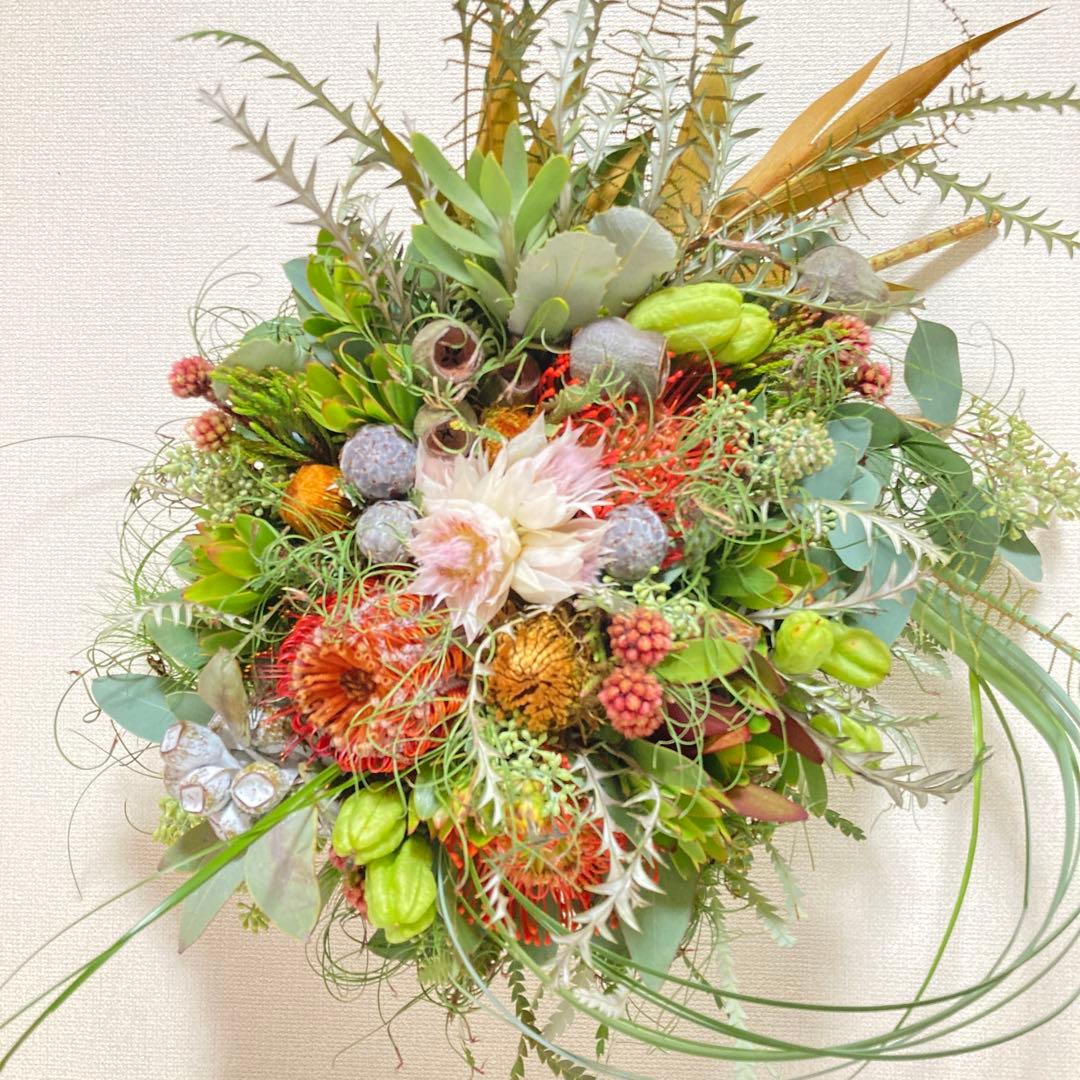 創作リース　ワイルドフラワー