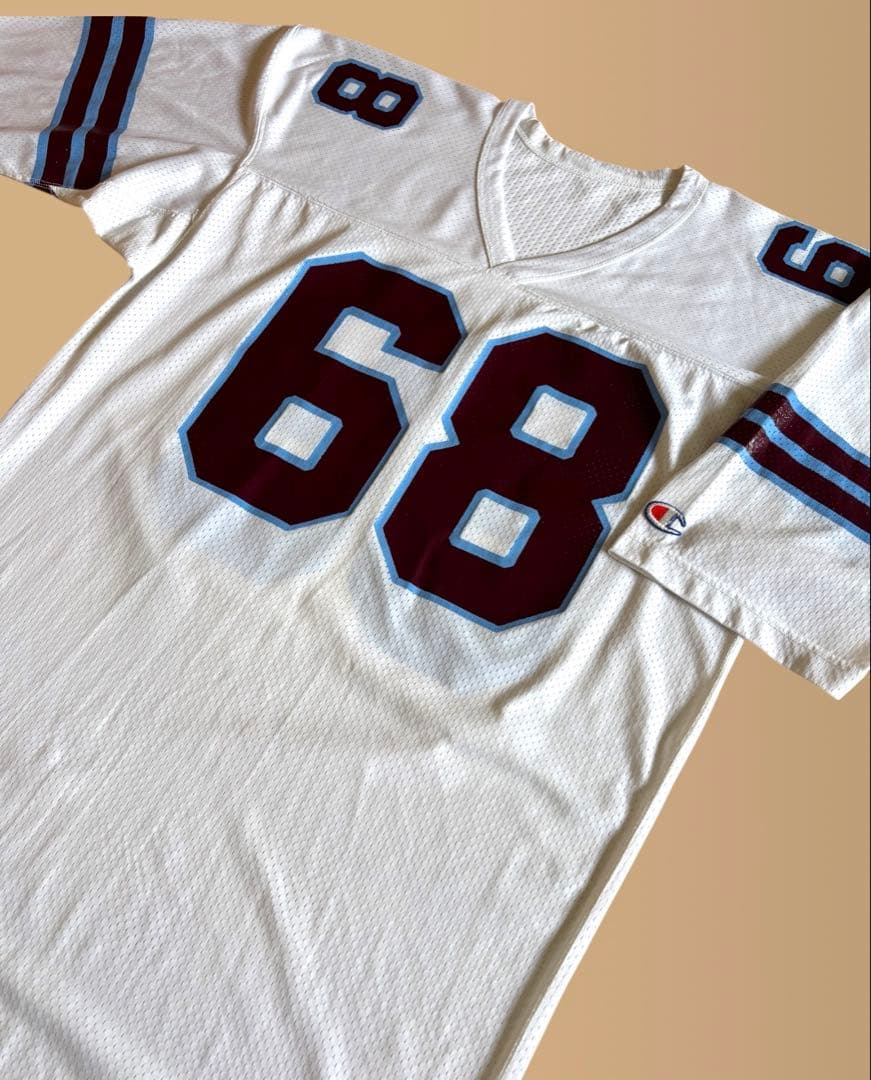 【USA製】champion フットボールシャツ/ゲームシャツ 80's~