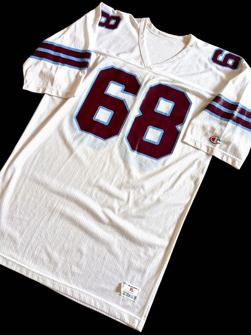 【USA製】champion フットボールシャツ/ゲームシャツ 80's~