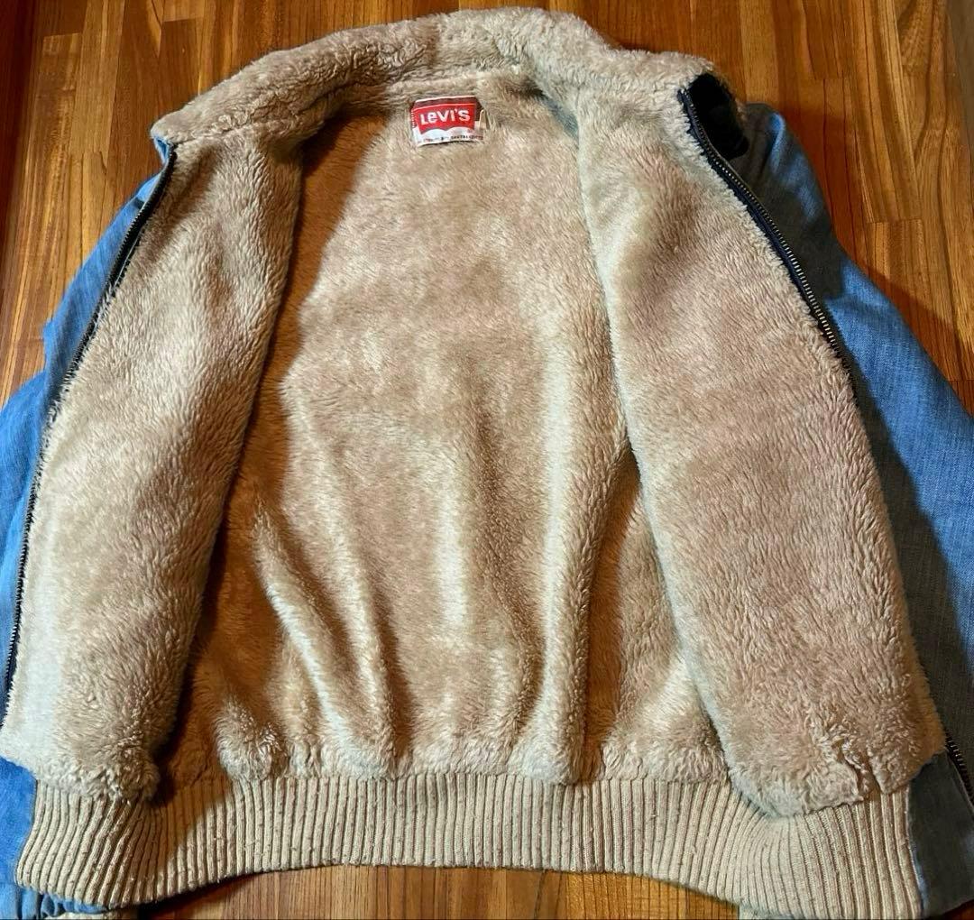 70s G-1 Levi’s デニム ファー ボア ジャケット ビンテージ