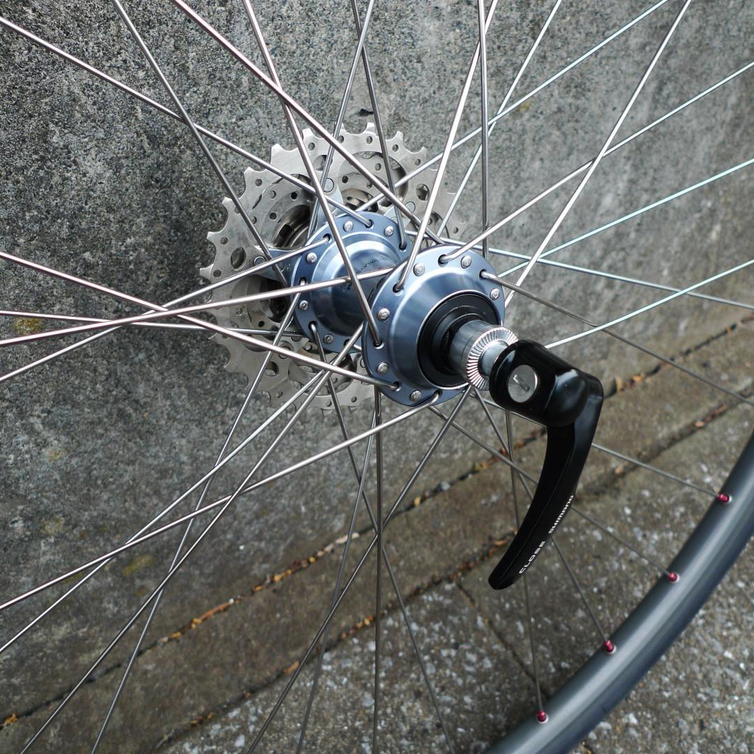 【調整済】手組み　ロードホイール　32H　オープンプロCD　シマノ105　前後