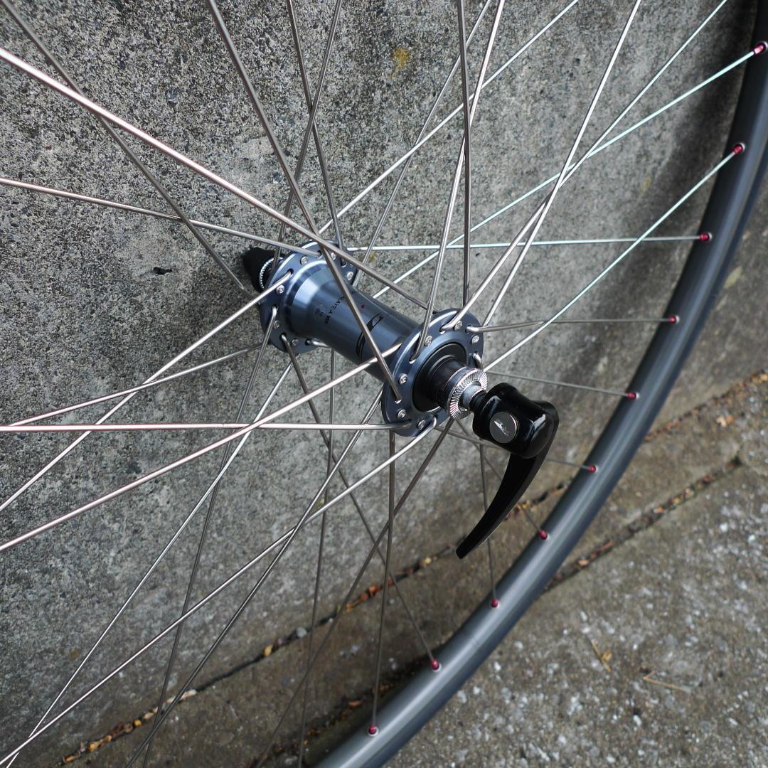 【調整済】手組み　ロードホイール　32H　オープンプロCD　シマノ105　前後