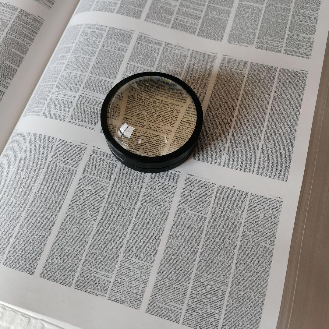 縮刷版 OED オックスフォード英語辞典 1巻本 拡大鏡・ユーザーガイド