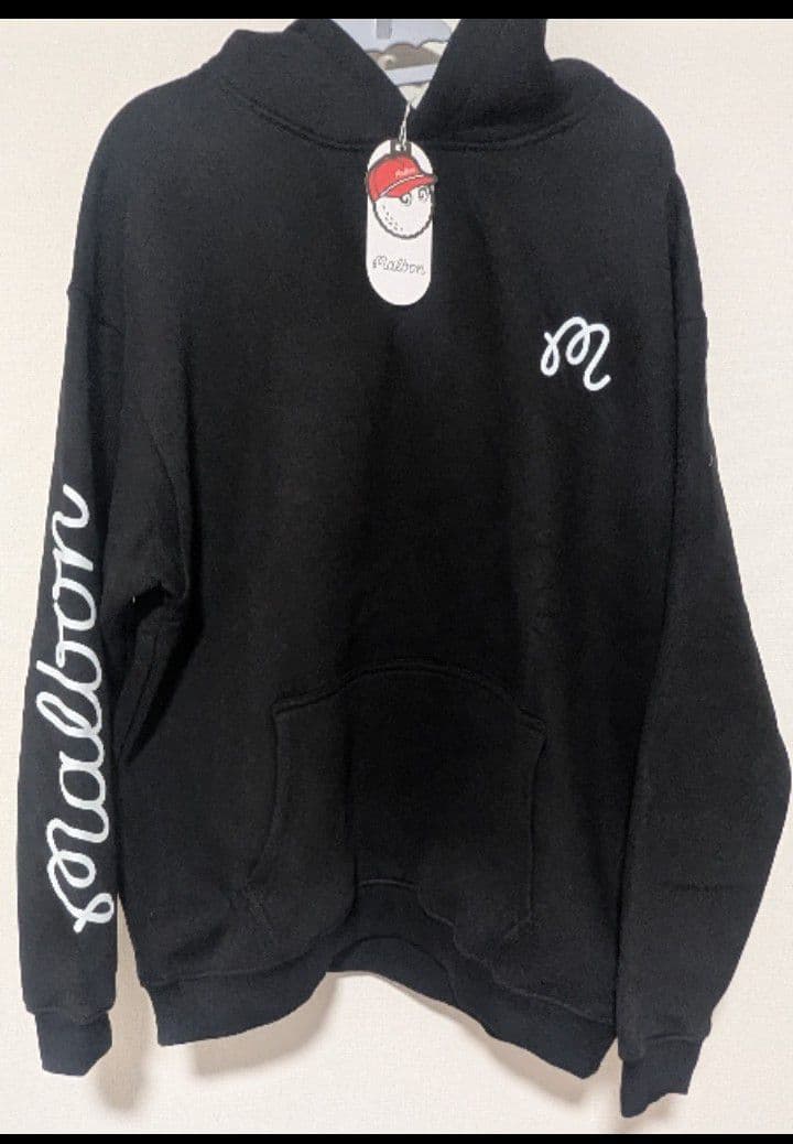 ☆新品&XXL☆マルボンゴルフ Malbon 長袖 厚手裏起毛パーカー