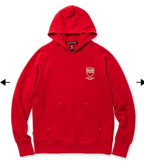 SY32 SHIELD LOGO 上下セットアップ 赤 Mサイズ スウェット