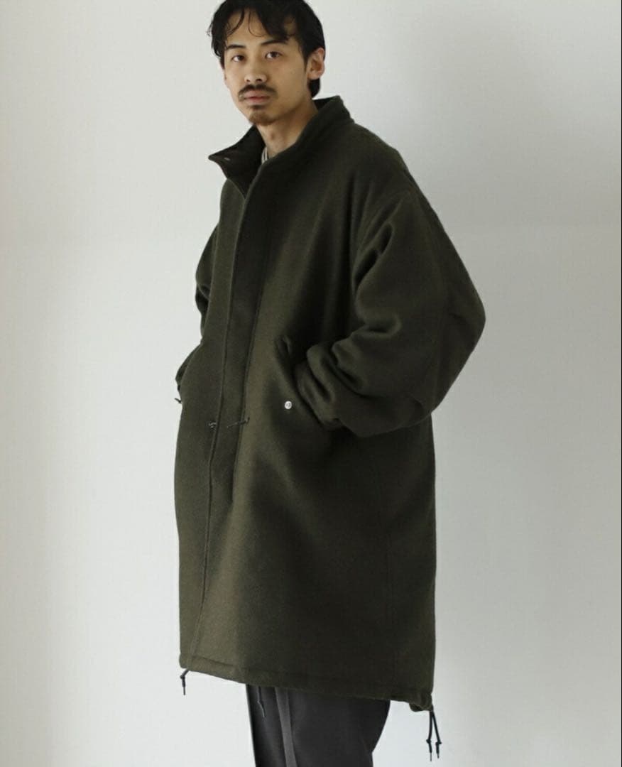 真冬向け 肉厚 中綿 M65 ウール モッズ コート